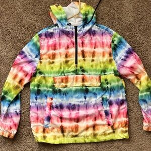 Forever 21 Men’s Multi Color Windbreaker Jacket